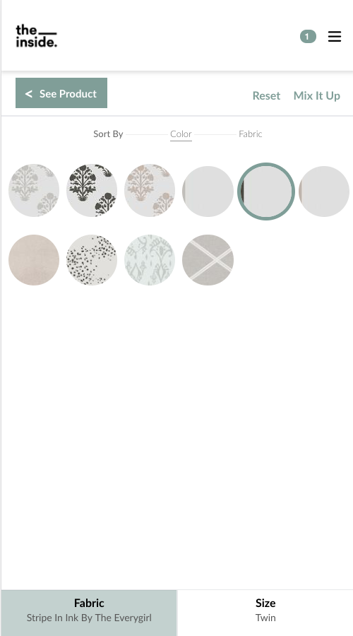 The Inside: Custom Furniture eCommerce Co screenshot 2